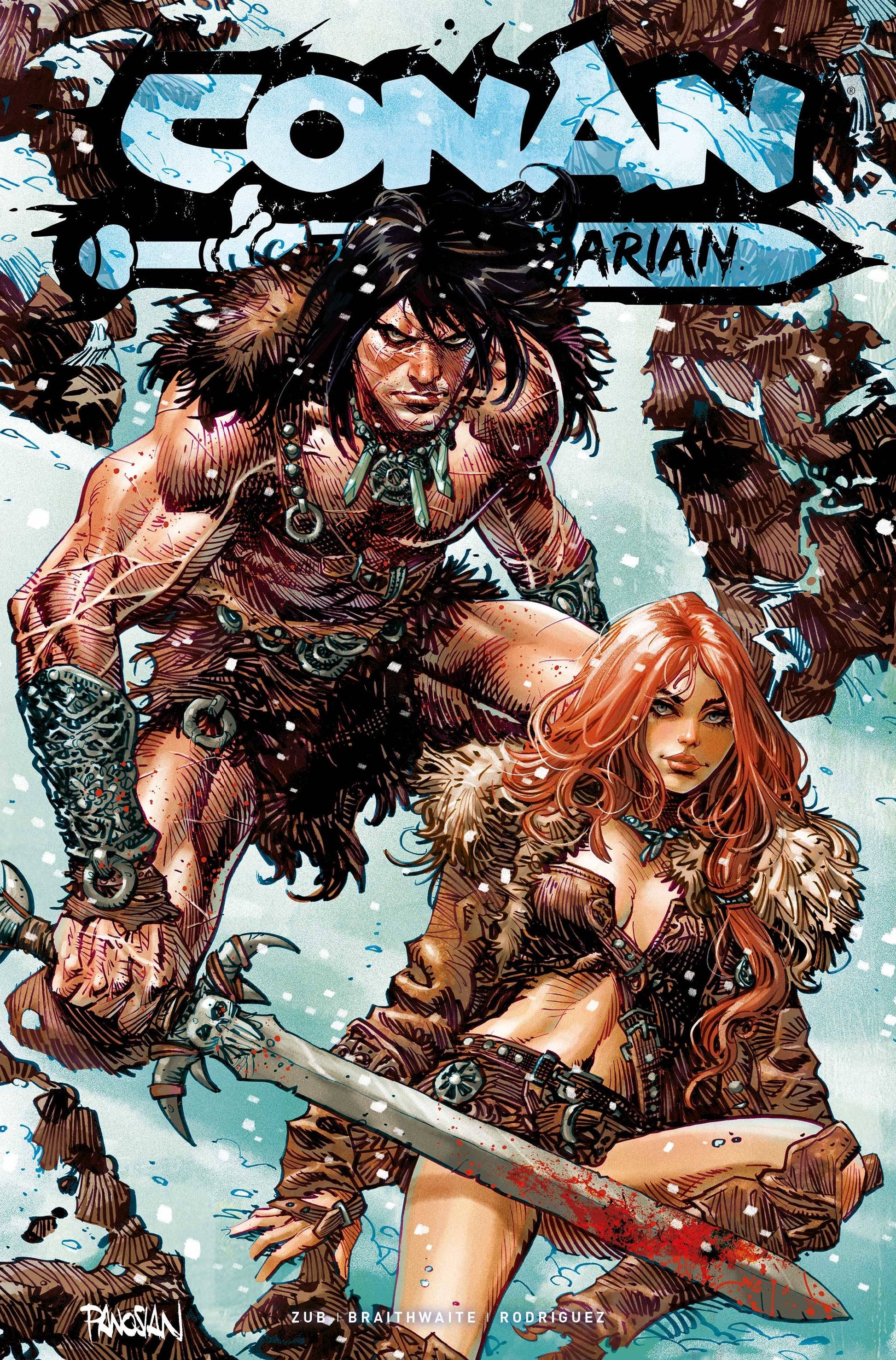 CONAN BARBARIAN #13 SDCC EXC FOIL PANOSIAN (MR) - End Of The Earth Comics