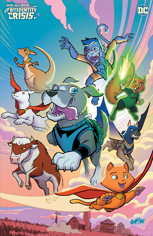 SUPER-PETS SPECIAL BITEDENTITY CRISIS #1 (ONE SHOT) CVR C TONY FLEECS CARD STOCK VAR - End Of The Earth Comics