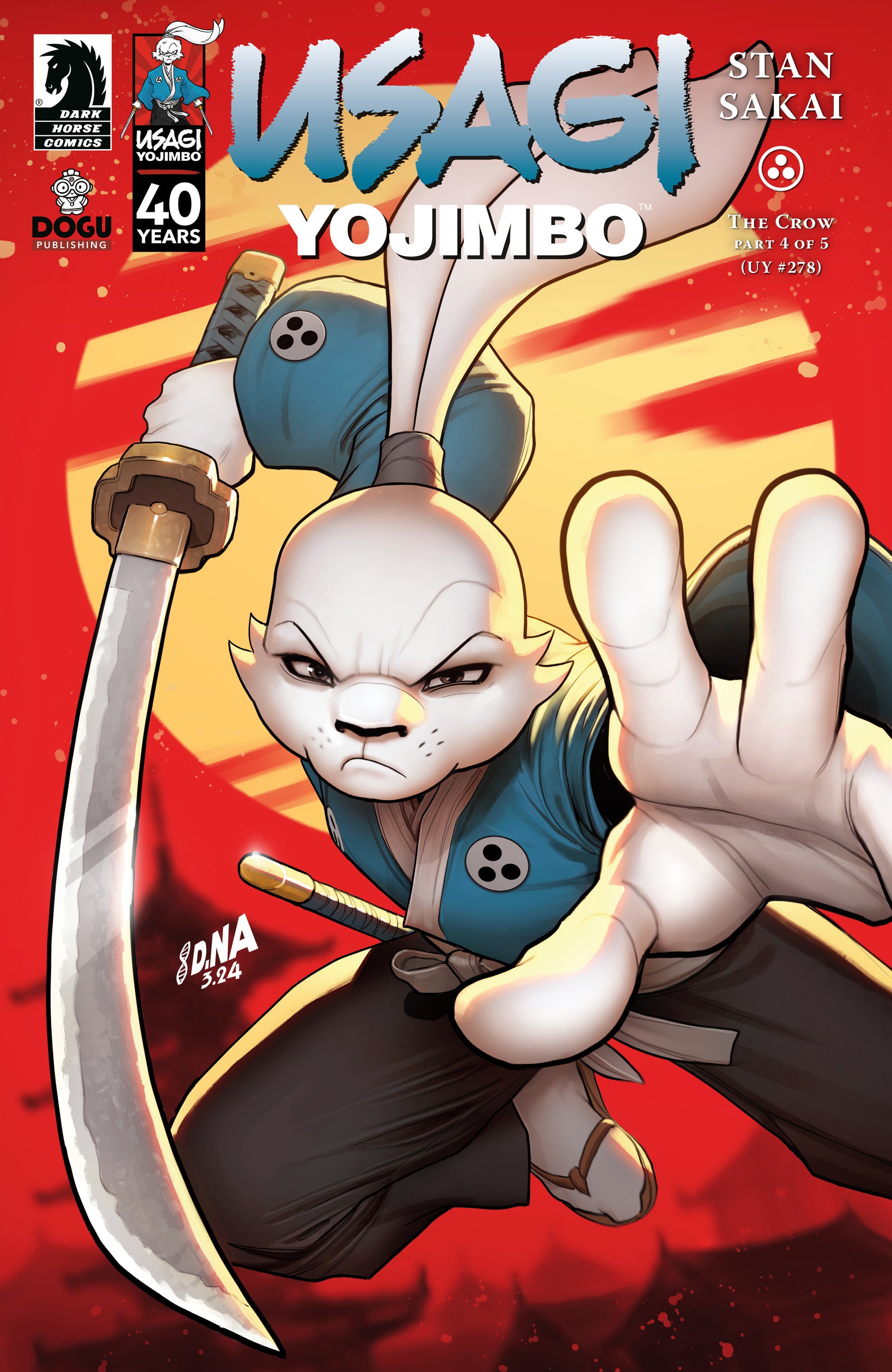 Usagi Yojimbo: The Crow #4 (CVR B) (David Nakayama) {{ End Of The Earth Comics }}