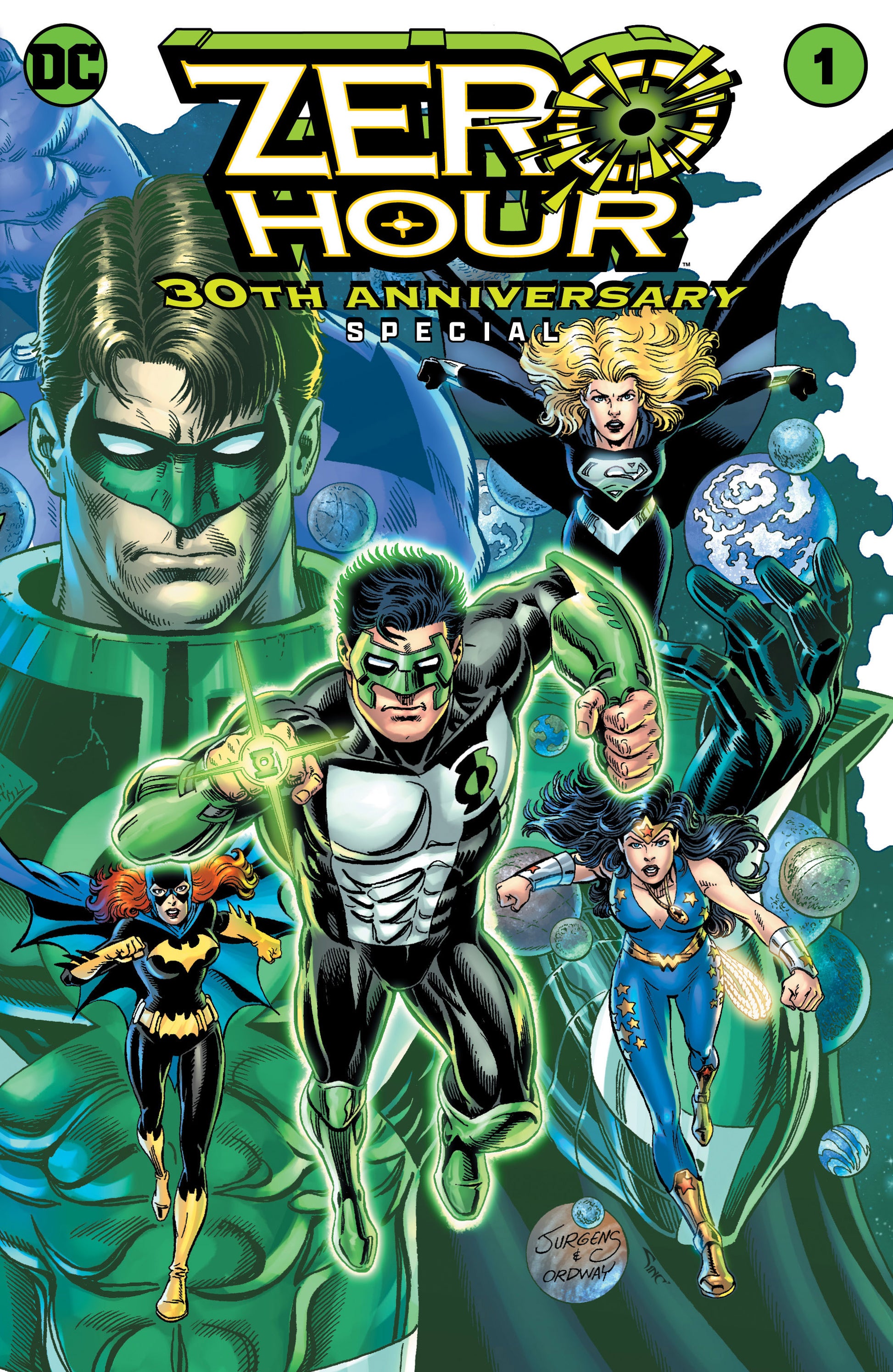 ZERO HOUR 30TH ANNIVERSARY SPECIAL #1 (ONE SHOT) CVR A DAN JURGENS & JERRY ORDWAY WRAPAROUND - End Of The Earth Comics