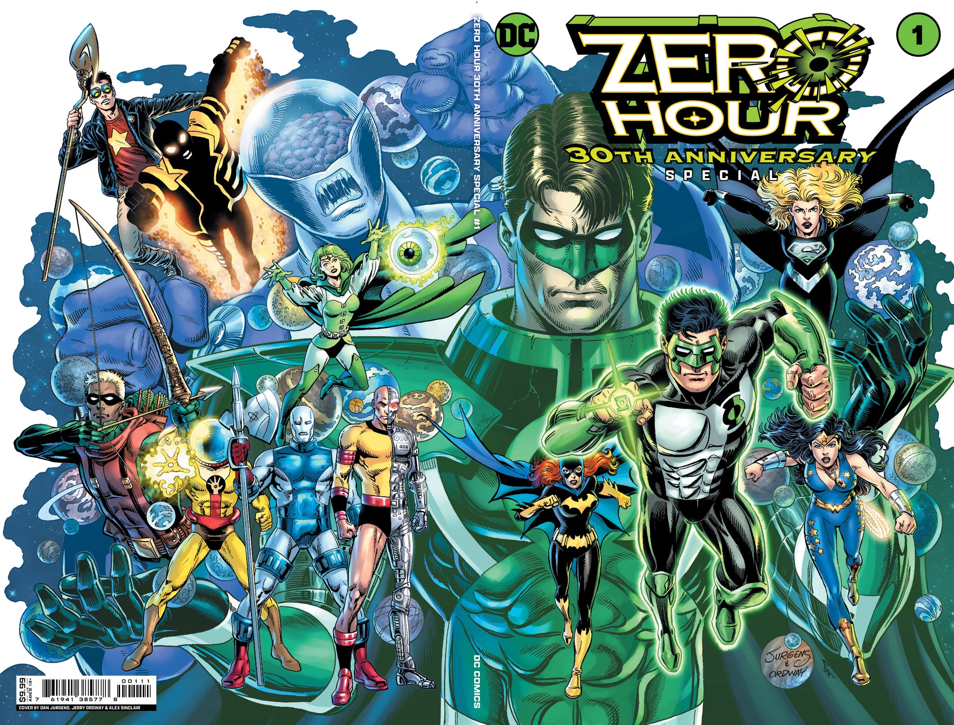 ZERO HOUR 30TH ANNIVERSARY SPECIAL #1 (ONE SHOT) CVR A DAN JURGENS & JERRY ORDWAY WRAPAROUND - End Of The Earth Comics